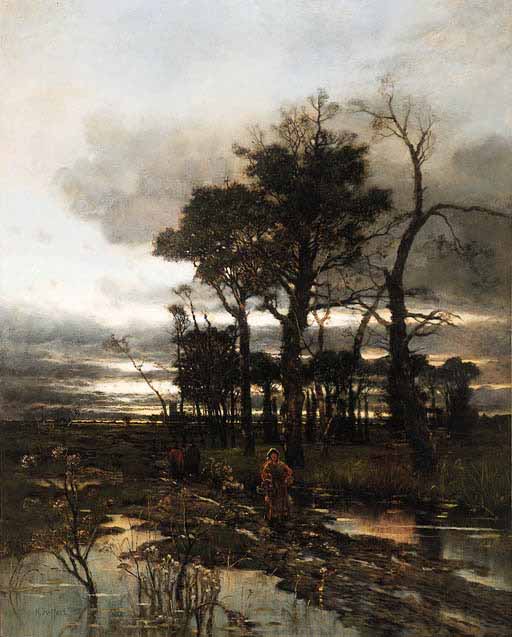 An evening landscape